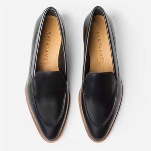 Everlane Modern Loafer Black Pointed Toe Flat 10 Womens